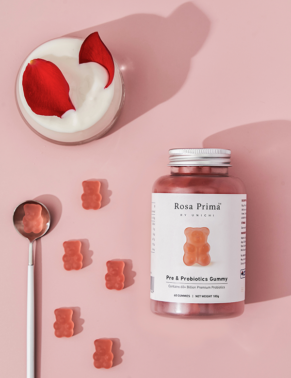 Rosa Prima’s Pre & Probiotics Gummy By UNICHI 60 Gummies
