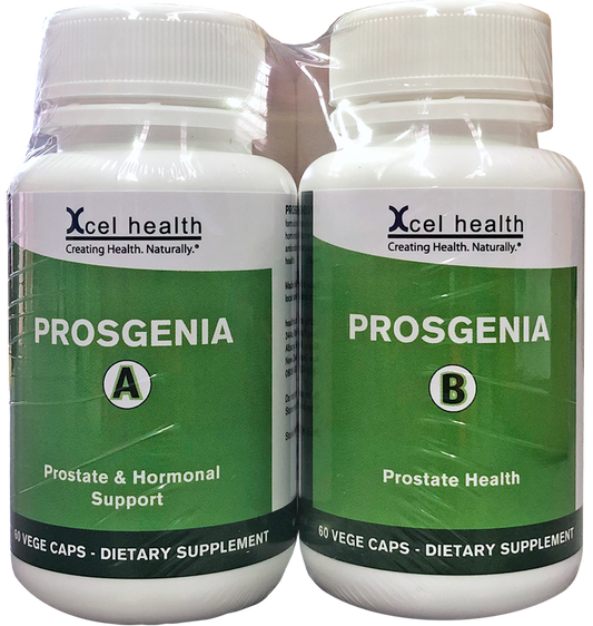 Xcel Health PROSGENIA A & B Vege Caps 2x60 - Prostate Health Program