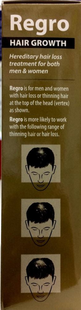 Regro Hair Growth Minoxidil 5% 80ml Triple Pack Pharmacy Medicine