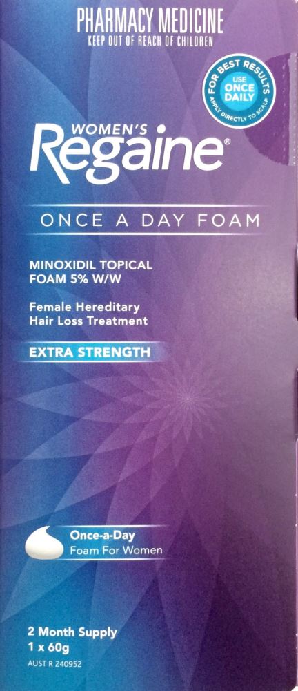 Regaine Foam for Women Hair Loss Treatment 2 Month Pack - Pharmacy Medicine