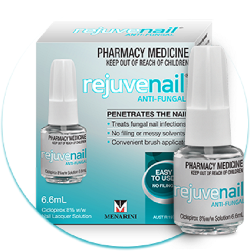 Rejuvenail Anti Fungal Nail Laquer 6.6ml Pharmacy medicine