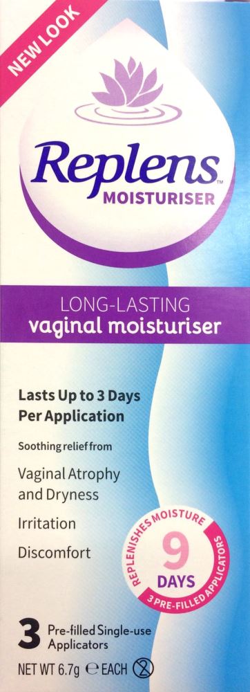 Replens Long Lasting Vaginal Mosituriser 3 Applicators