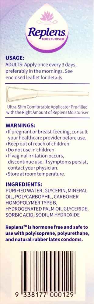 Replens Vaginal Moisturiser - 10 Applicators for Relief Pakuranga Pharmacy Replens Vaginal Moisturiser - 10 Applicators for Relief Pakuranga Pharmacy