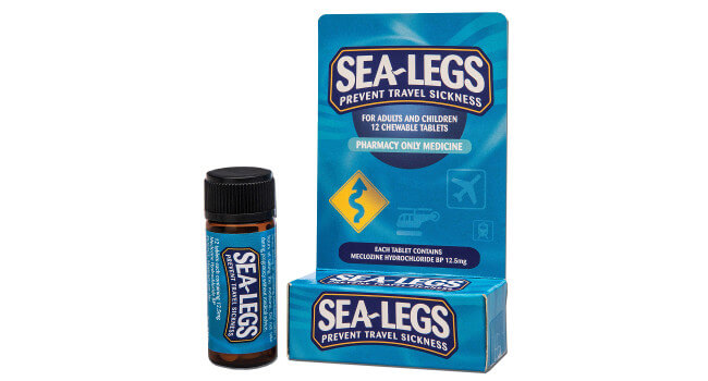Sea legs Travel Sickness Prevention 12 tablets