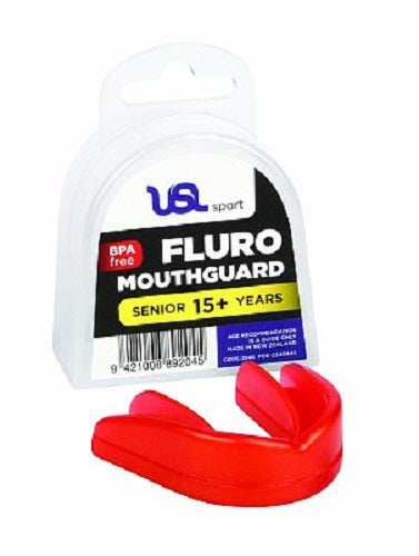 USL Sport Fluro Mouthgaurd Senior 15+ Years