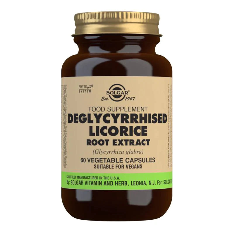 Solgar Deglycyrrhised Licorice Root Extract Vegetable 60 capsules