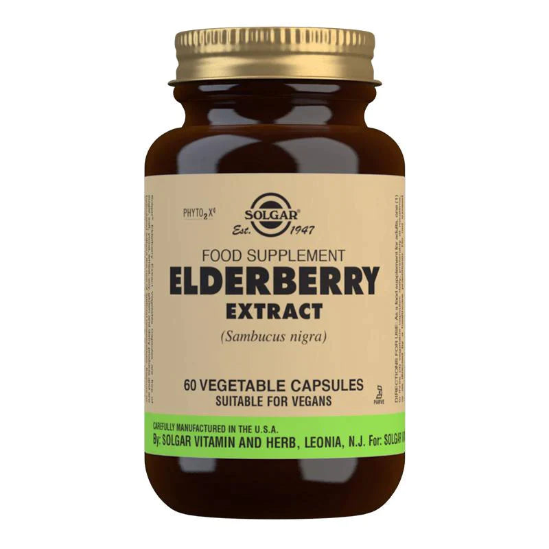 Solgar Elderberry Extract Vegetable 60 Capsules