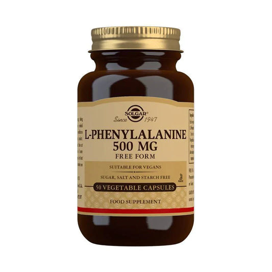 Solgar L-Phenylalanine 500mg Vegetable Capsules