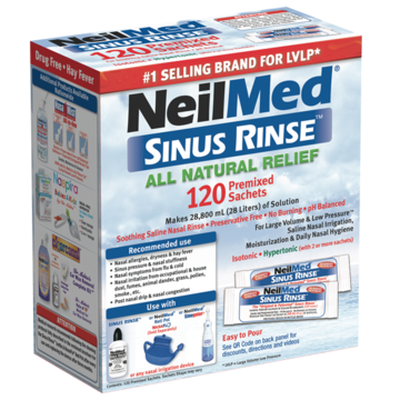 NeilMed Sinus Rinse 120 Refill Mixture Sachets - Pakuranga Pharmacy
