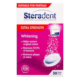 Steradent Extra Strength 30 Tablets