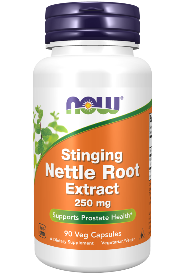 now Stinging Nettle Root Extract 250 mg Veg Capsules