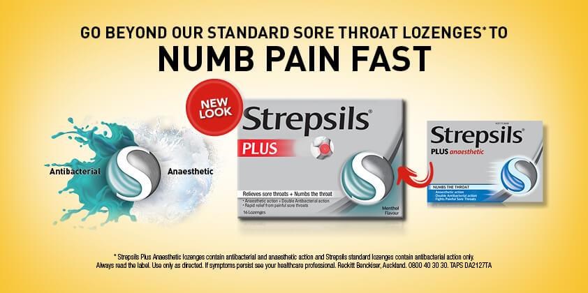 Strepsils Plus Anaesthetic Lozenges 16