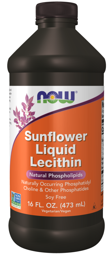 now Sunflower Liquid Lecithin 473 ml