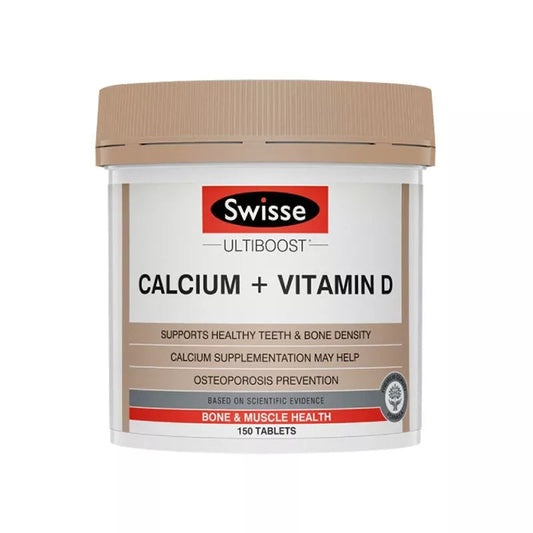 Swisse Ultiboost Calcium + Vitamin D 150 tablets