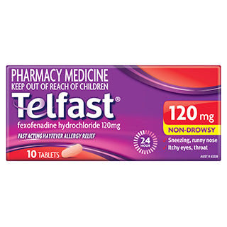 Telfast 120mg  10 Tablets
