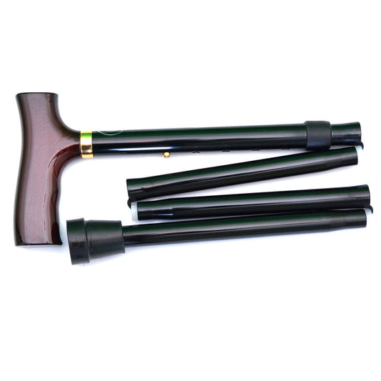 Black Foldable Adjustable Cane