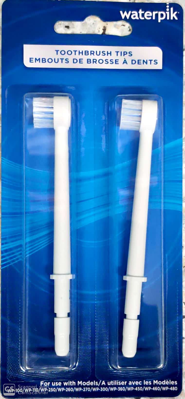 Waterpik Toothbrush Tips - 2 Pack