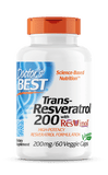 Doctor's Best Trans-Resveratrol 200 with ResVinol-25 60 vege capsules