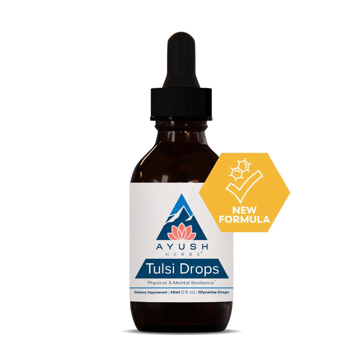 Ru Ved Tulsi Drops - Mind, Body & Spirit 60ml - DominionRoadPharmacy