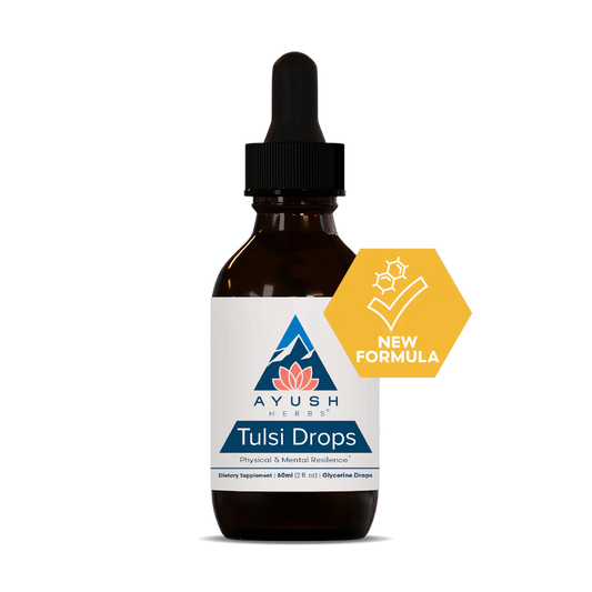 Ru Ved Tulsi Drops - Mind, Body & Spirit 60ml - DominionRoadPharmacy