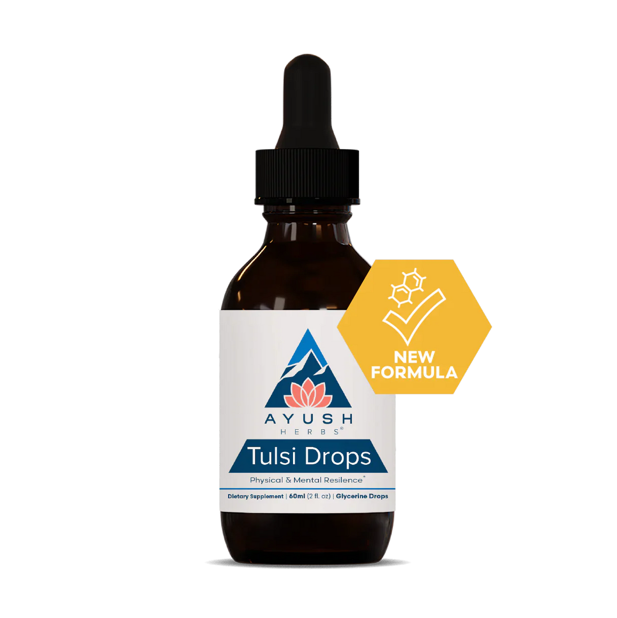 Ru Ved Tulsi Drops - Mind, Body & Spirit 60ml - DominionRoadPharmacy