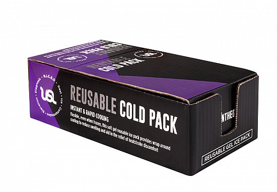 USL Sport Cold Reuseable Ice Pack 12cm x 27cm Box 6