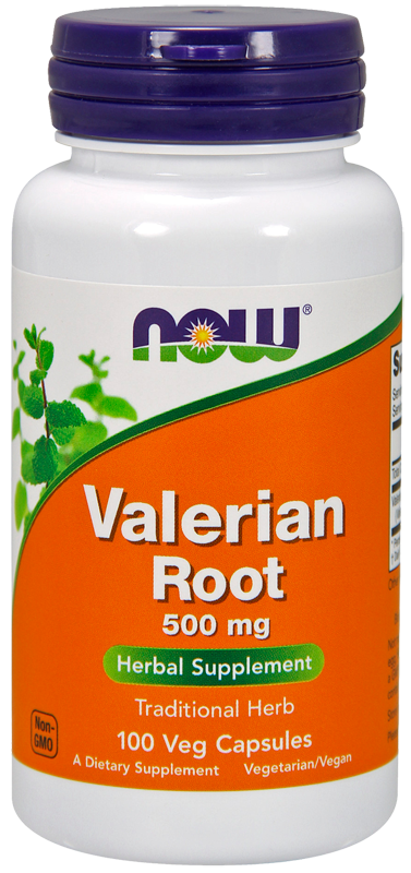 now Valerian Root 500mg 100Veg Capsules