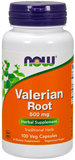 now Valerian Root 500mg 100Veg Capsules