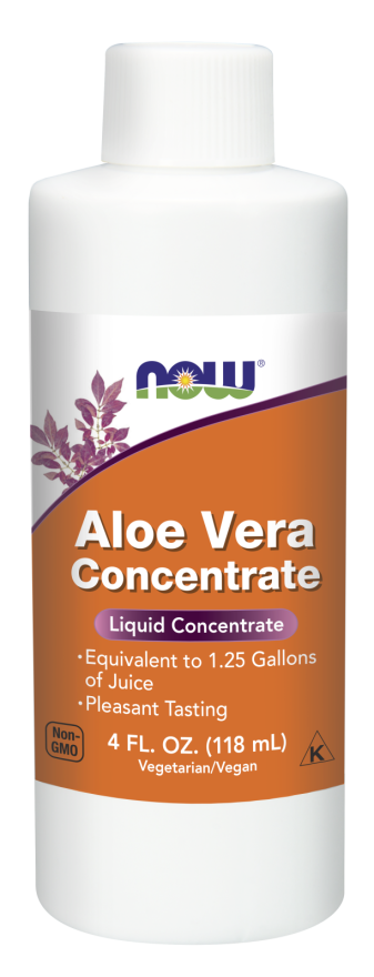 now Aloe Vera Concentrate 40:1, Non-GMO 118 ml