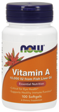 now Vitamin A 10000IU 100 softgels