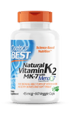 Doctor's Best Natural Vitamin K2 45mcg 60 vege capsules