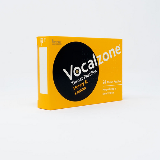 Vocalzone Throat Pastilles 24 Honey and Lemon