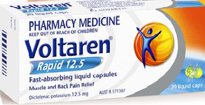 Voltaren Rapid Liquid Capsules 12.5mg 20