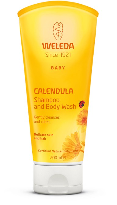 Weleda Calendula Shampoo & Body Wash 200mL