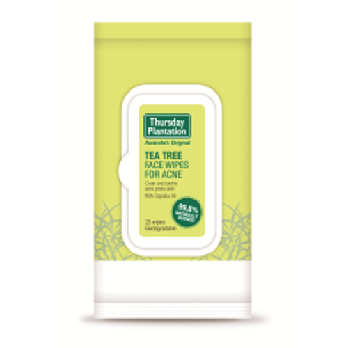 Thursday Plantation Tea Tree Face Wipes For Acne 25's