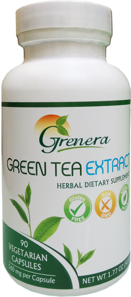 Grenera Green Tea Extract 90 Veg Capsules