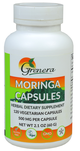 Grenera Moringa Capsules 120 veg capsules