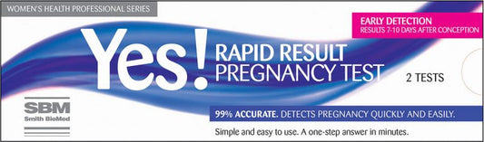 Yes! RAPID RESULT PREGNANCY TEST  2 Tests