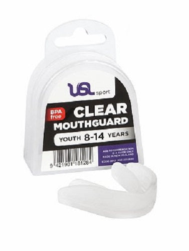 USL Sport Clear Mouthguard Youth 8-14 Years